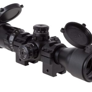 Alternative view of UTG BugBuster 3-12X32 Scope, 1/3 MOA AO, Mil-dot Reticle, Med. Dovetail Rings