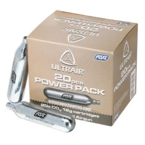 ASG Ultrair CO2 Kapseln 20 Stück je 12g – Vorratspack